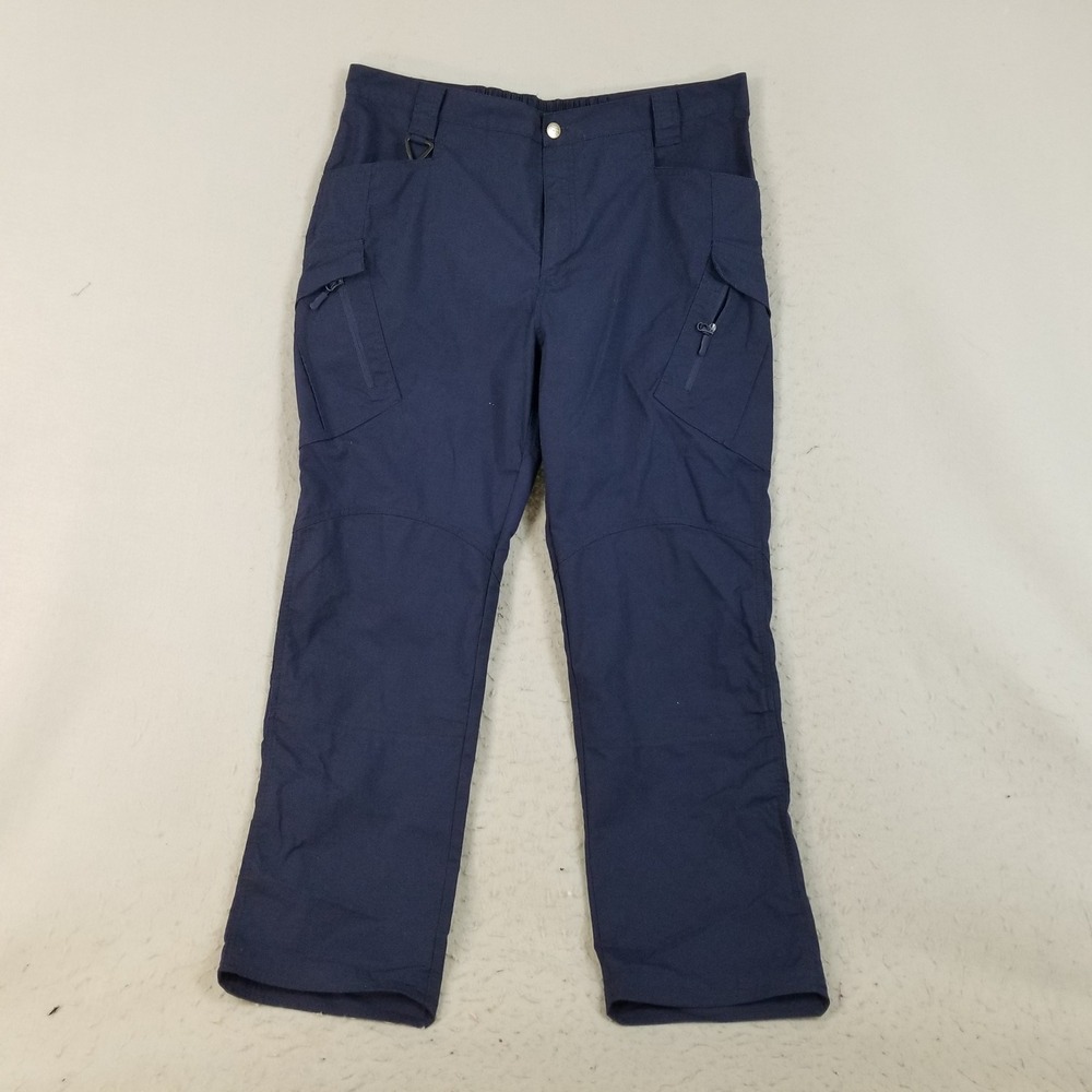 Hiwise Cargo Pants Men 40x32 Navy Ripstop Tactical Multi-Pocket Utility Trousers
